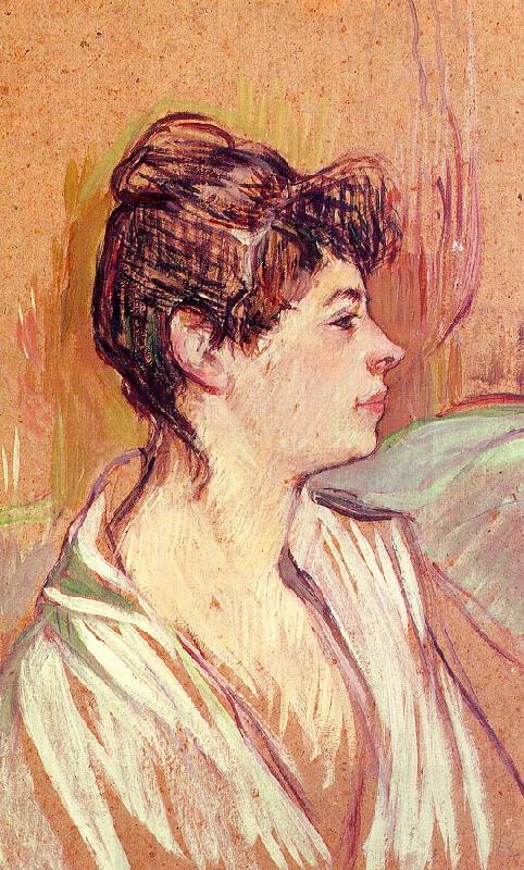  Henri  Toulouse-Lautrec Portrait of Marcelle